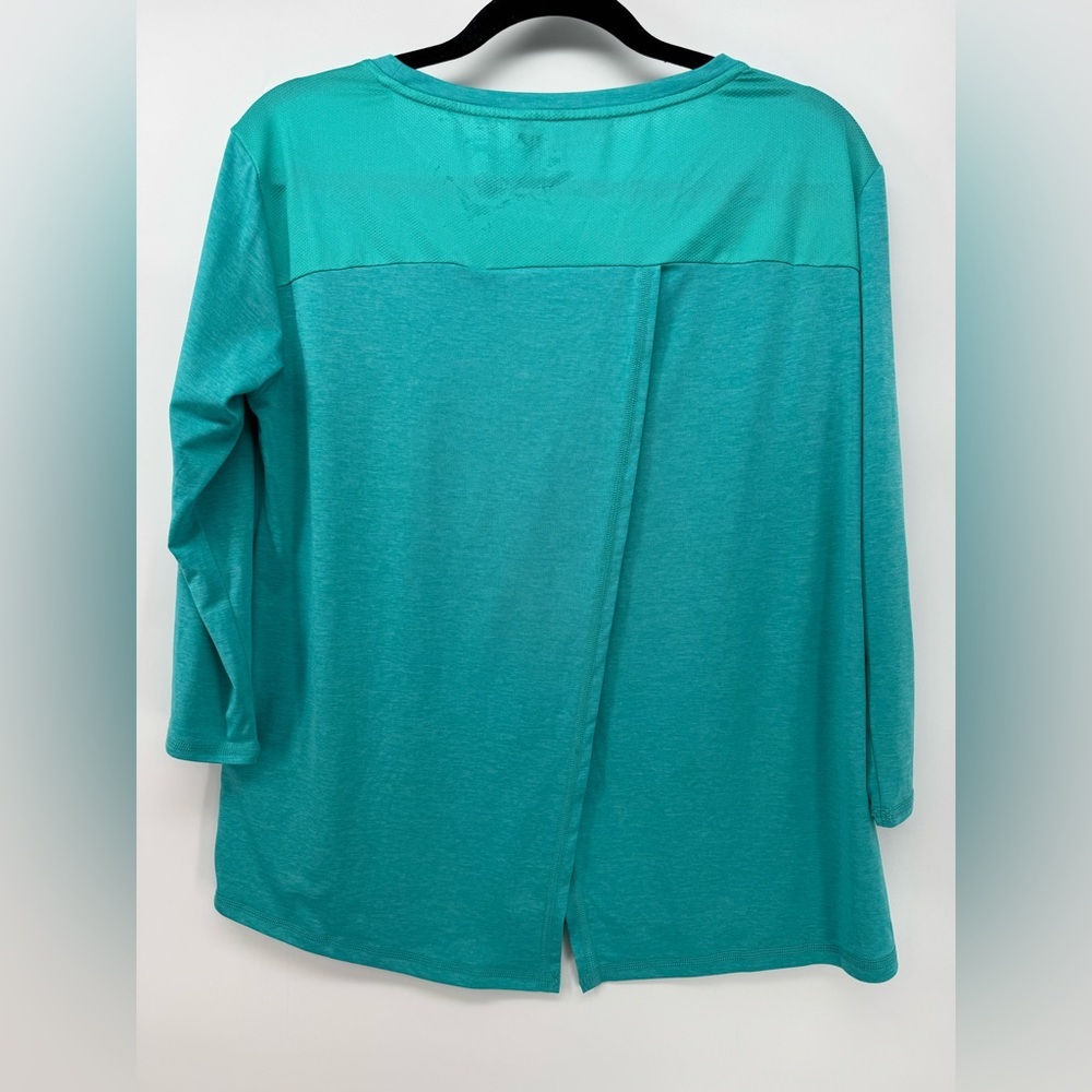 The North Face Inlux Quick Dry 3/4 Sleeve Top Ion Blue Size M - Picture 3 of 6